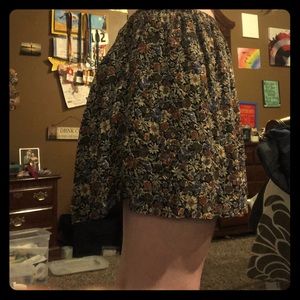 Floral Miniskirt